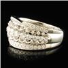 Image 2 : 18K White Gold 0.75ctw Diamond Ring