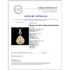 Image 4 : 18K Gold 7.47ct Opal & 1.90ctw Diamond Pendant