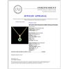 Image 4 : 14K Gold 0.26ct Emerald & 0.09ctw Diamond Pendant