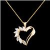 Image 1 : 14K Yellow Gold 1.15ctw Diamond Pendant
