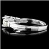 Image 3 : 14K White Gold 0.98ctw Diamond Ring