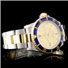 Image 3 : Rolex SS/YG 40MM Submariner "Serti" Wristwatch