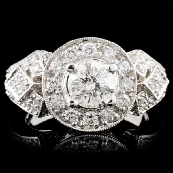 18K White Gold 2.00ctw Diamond Ring