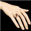 Image 3 : 14K Gold 2.27ct Opal & 0.61ctw Diamond Ring