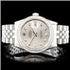 Rolex SS DateJust 36mm Diamond Wristwatch