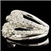 Image 2 : 14K White Gold 1.48ctw Diamond Ring