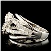 Image 4 : 14K White Gold 1.48ctw Diamond Ring