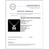 Image 4 : 14K Gold 0.10ctw Diamond Pendant