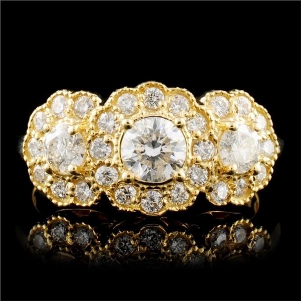 14K Gold 1.60ctw Diamond Ring