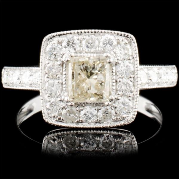 14K White Gold 1.21ctw Diamond Ring
