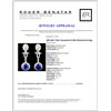 Image 3 : 18K Gold 7.02ct Tanzanite & 2.03ct Diamond Earring