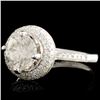 Image 2 : 18K White Gold 1.40ctw Diamond Ring