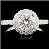 Image 1 : 14K White Gold 1.60ctw Diamond Ring