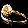Image 3 : 18K Gold 1.44ct Sapphire & 0.73ct Diamond Ring