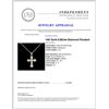 Image 4 : 14K Gold 0.08ctw Diamond Pendant