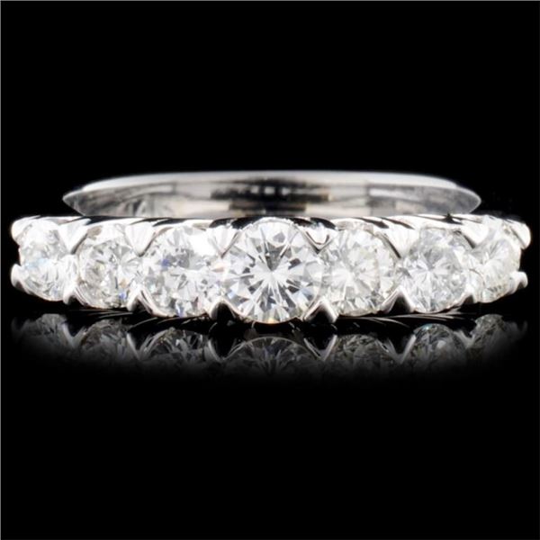 Solid Platinum 1.00ct Diamond Ring