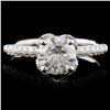 18K White Gold 1.58ctw Diamond Ring