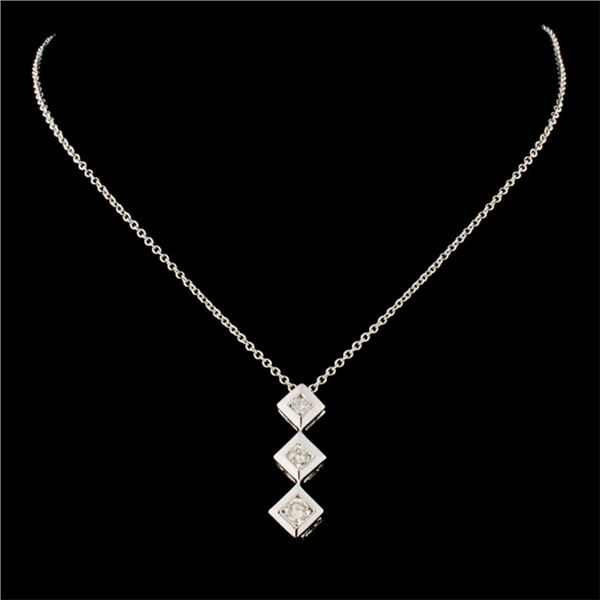 14K Gold 0.25ctw Diamond Pendant