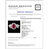 Image 4 : 18K White Gold 0.98ct Ruby & 0.50ct Diamond Ring