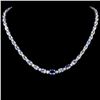 14K Gold 30.00ct Tanzanite & 1.75ctw Diamond Neckl