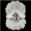 Image 1 : 18K Gold 4.82ctw Diamond Ring
