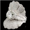 Image 2 : 18K Gold 4.82ctw Diamond Ring