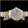 Image 2 : Rolex YG/SS DateJust 2.00ct Diamond Ladies Wristwa