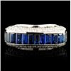 Image 1 : 18K Gold 2.06ct Sapphire & 1.15ctw Diamond Ring