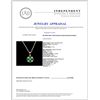 Image 3 : 14K Gold 1.50ct Emerald & 0.20ct Diamond Pendant