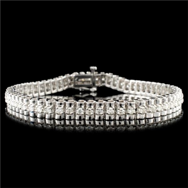 14K Gold 3.00ctw Diamond Bracelet