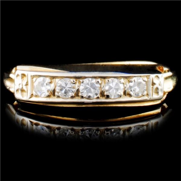 14K Gold 0.26ctw Diamond Ring