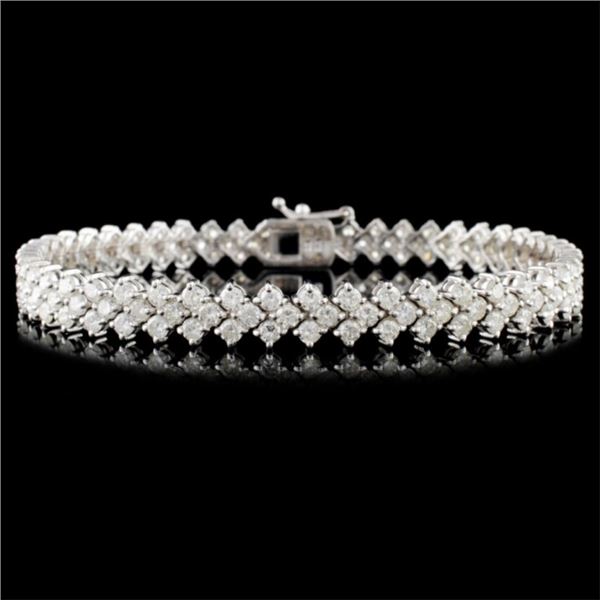 18K Gold 6.00ctw Diamond Bracelet