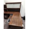 Image 3 : Office Desk L-Shape with Keyboard Tray (65" x 63" x 23" W x 64" H)