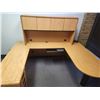 Image 1 : U Shaped Office Desk - 5 pcs (72" x 98" x 72" x 20" 1/2 D x 30" D x 22" x 68" H)