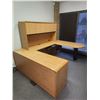 Image 2 : U Shaped Office Desk - 5 pcs (72" x 98" x 72" x 20" 1/2 D x 30" D x 22" x 68" H)