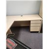 Image 2 : U Shaped Office Desk with Keyboard Pad (Lighter Color) - (66" x 96" x 72" x 30" H x 24" D x 30" D)