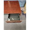 Image 3 : 2 Drawer Desk (Darker Color) - (60" x 30" D x 29" H)