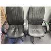 Image 2 : (2x Bid Price) Leather Office Chair
