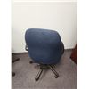 Image 2 : Adjustable Office Chair with Armrests (Blue)