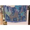 Image 5 : Vintage Disney Little Mermaid Jacquard Woven Blanket- single bed size