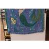 Image 2 : Vintage Disney Little Mermaid Jacquard Woven Blanket- single bed size