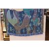 Image 5 : Vintage Disney Little Mermaid Jacquard Woven Blanket- single bed size