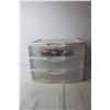 Image 2 : Sterilite Plastic 3 Drawer Storage Container