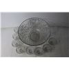 Image 4 : Crystal Punch Bowl and Glasses
