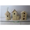 Image 1 : (3) Wooden Bird Houses