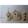 Image 3 : (3) Wooden Bird Houses