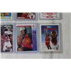 Image 2 : (8) Michael Jordan NBA Trading Cards - One Graded