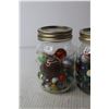 Image 3 : (2) Jars of Vintage Marbles