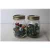Image 4 : (2) Jars of Vintage Marbles