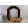 Image 4 : Wooden Frame - Plate Holder - Collapsible Apple Bowl - Shelves